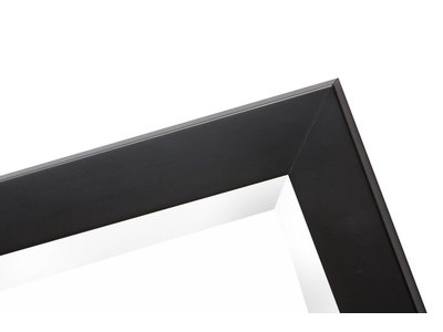 New York - Strakke Moderne Designspiegel - Zwart Gekleurd Frame
