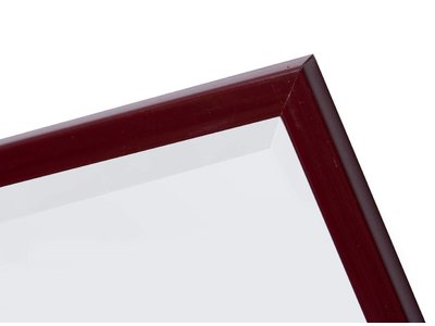 Levie - Betaalbare Moderne Spiegel - Simpel Rood Frame