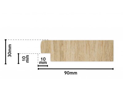 Wood - Ongeschuurde Steigerhouten Lijst