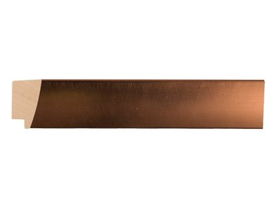 Corte - schuine design lijst in brons kleur