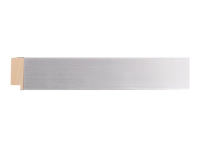 Barletta - Moderne Strakke Spiegel - Kleur Geborsteld Aluminium
