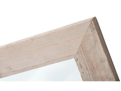 Wood - Ongeschuurde Steigerhouten Spiegel