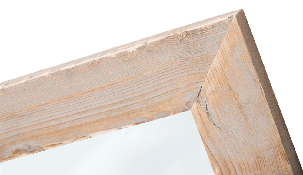 Wood - spiegel - geschuurd steigerhout