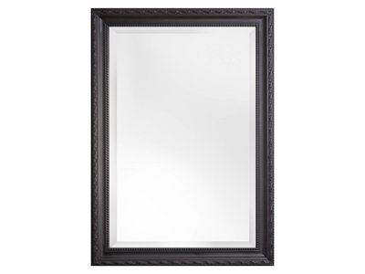 Pizzo - Bescheiden Italiaanse Barok Spiegel - Zwart Gekleurd Frame