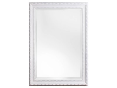 Pizzo - Bescheiden Italiaanse Barok Spiegel - Wit Gekleurd Frame