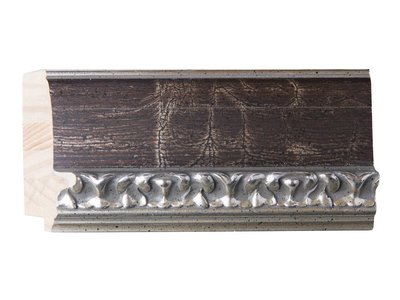 Bosa - zilver bruine lijst van hout
