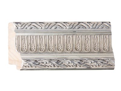 Nyons - Barok Ornamentlijst - Zilver Gekleurd