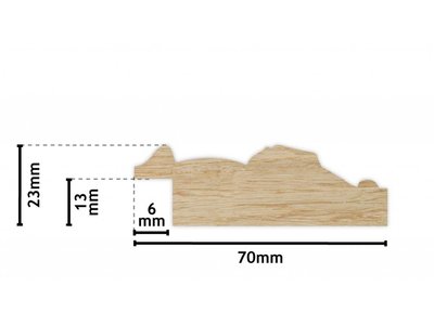 Palmi - Barok Lijst - Zilver Gekleurd Frame