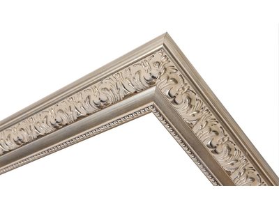 Palmi - Barok Lijst - Zilver Gekleurd Frame