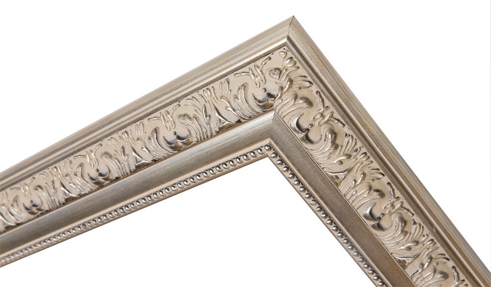 Palmi - Barok Lijst - Zilver Gekleurd Frame
