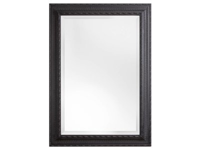 Nyons - Spiegel met Barok Ornamentlijst - Zwart Gekleurd Frame