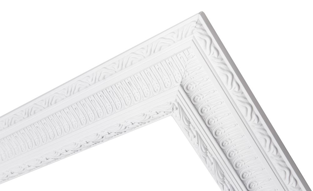 Nyons - Barok Ornamentlijst - Wit Gekleurd