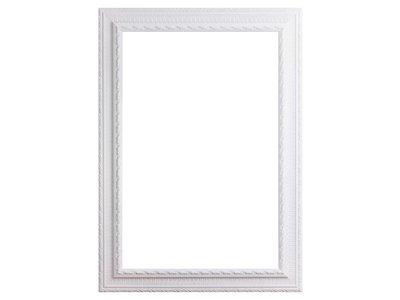 Nyons - Barok Ornamentlijst - Wit Gekleurd