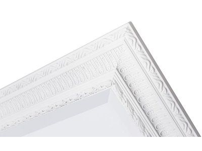 Nyons - Spiegel met Barok Ornamentlijst - Wit Gekleurd Frame