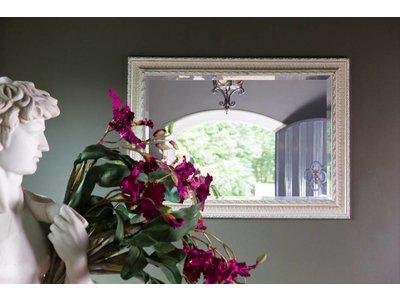 Nyons zilveren barok spiegel met ornament