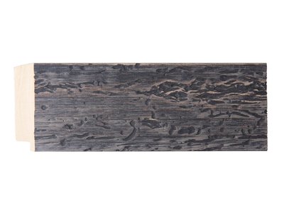 Bastia - spiegel - zwart/hout