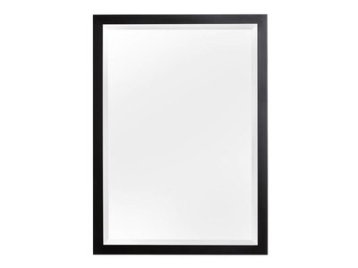 New York - Strakke Moderne Designspiegel - Zwart Gekleurd Frame