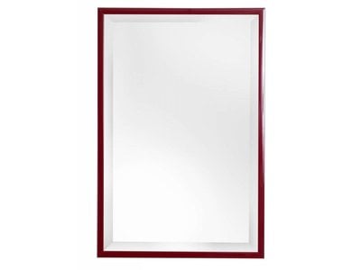 Levie - Betaalbare Moderne Spiegel - Simpel Rood Frame