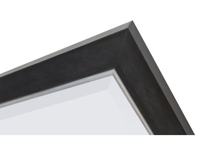Modena - spiegel - zwart/zilver