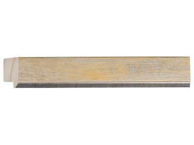 Rimini - spiegel - goud/hout
