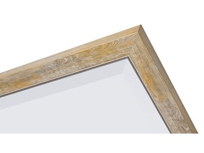 Rimini - spiegel - goud/hout