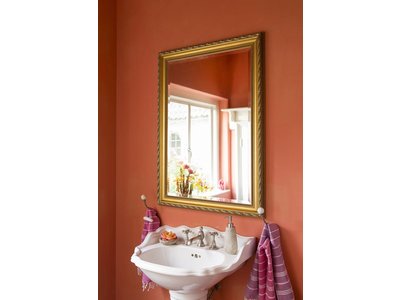 Pizzo - Bescheiden Italiaanse Barok Spiegel - Goud Gekleurd Frame