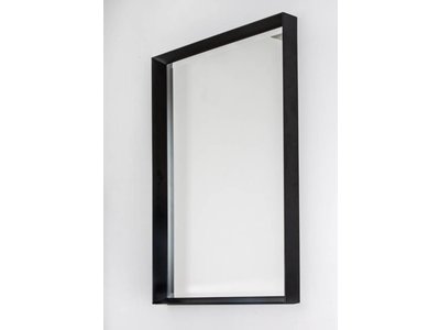 Corsica Grande - Diepe Moderne Spiegel - Zwart Gekleurd Frame