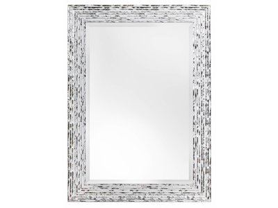 Toscane - Designspiegel - Kleur Wit met Zilver