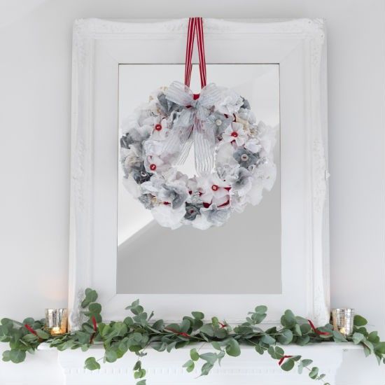 Kerstversiering met Spiegel
