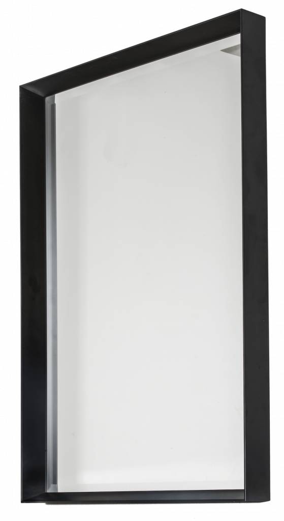 Corsica Grande - Diepe Moderne Spiegel - Zwart Gekleurd Frame