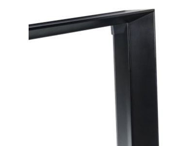 Corsica Grande - Diepe Moderne Spiegel - Zwart Gekleurd Frame