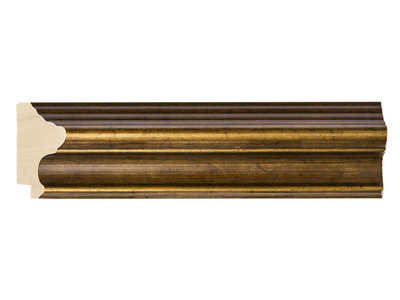 Perla Asti - spiegel met gouden houten lijst