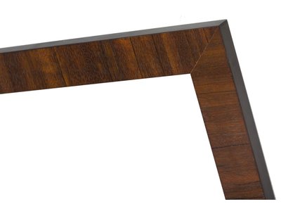 Lecce - Gladde Houten Lijst - Gelakt-Teak Kleur