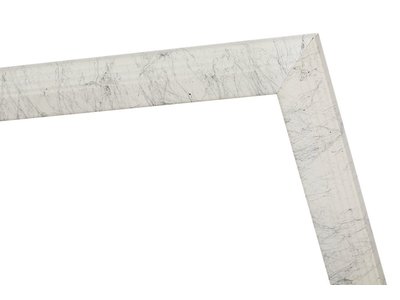 Trento - Smalle Luxe Porselein-Look Lijst - Gelakt Wit