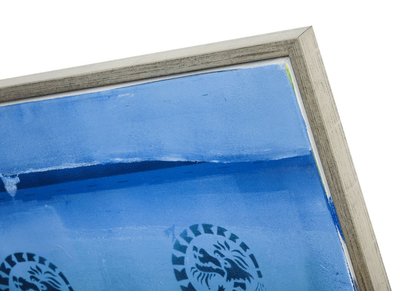 San Rocco - Smalle Baklijst voor Doek en Paneel - Kleur Zilver
