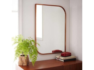 Tarente - spiegel - teak hout