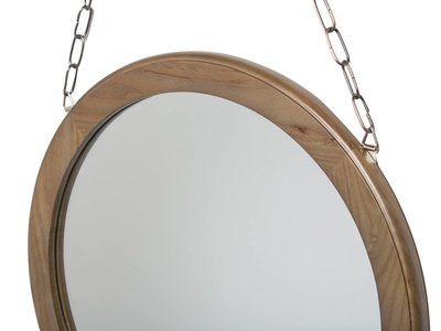 Apulia - ronde spiegel - hout