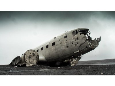 Broken plane by Blair Fraser