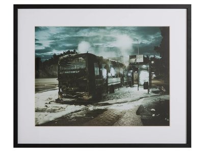 Bus fire by Hans Eiskonen