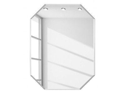 Diamantvormige Spiegel - Zonder Lijst - Vele Maten Mogelijk