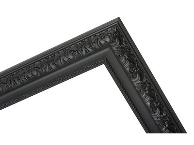 Palmi - Barok Lijst - Zwart Gekleurd Frame