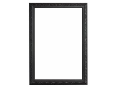 Palmi - Barok Lijst - Zwart Gekleurd Frame