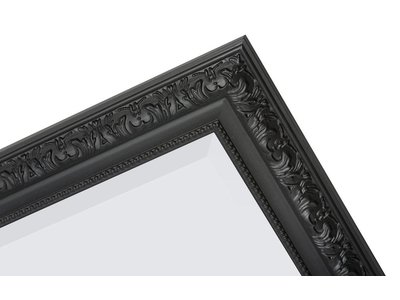 Palmi - Barok Spiegel - Zwart Frame