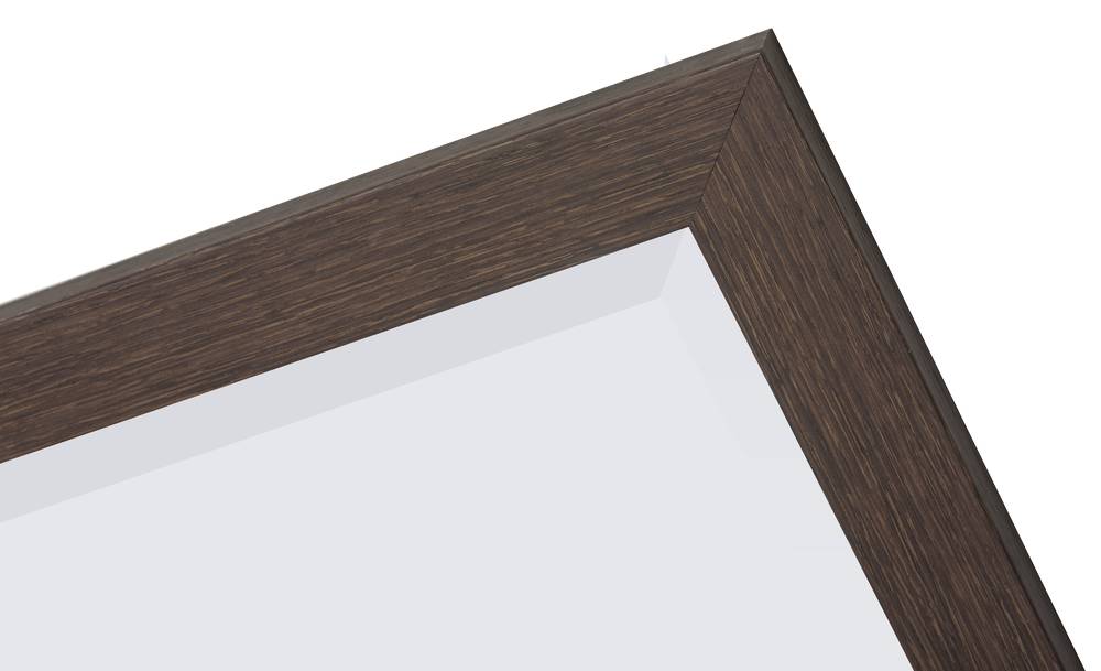 Sardinia Medio- Modern Landelijke Spiegel - Wenge Gekleurd