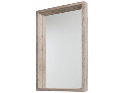 Wood - spiegel - ongeschuurd steigerhout