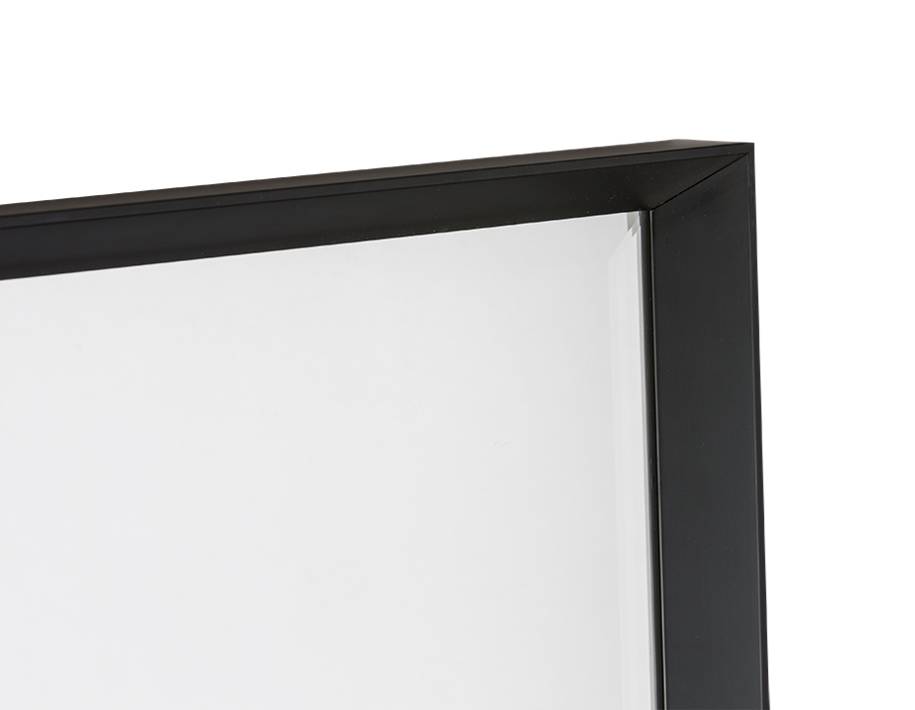 Spiegel Corsica Piccolo - Diepe Moderne Spiegel - Zwart Gekleurd Frame