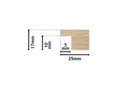 Oslo - spiegel - licht hout