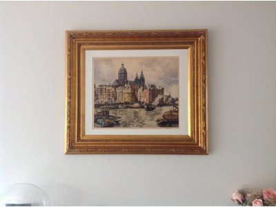 Montpellier - Brede Klassieke Lijst - Kleur Goud