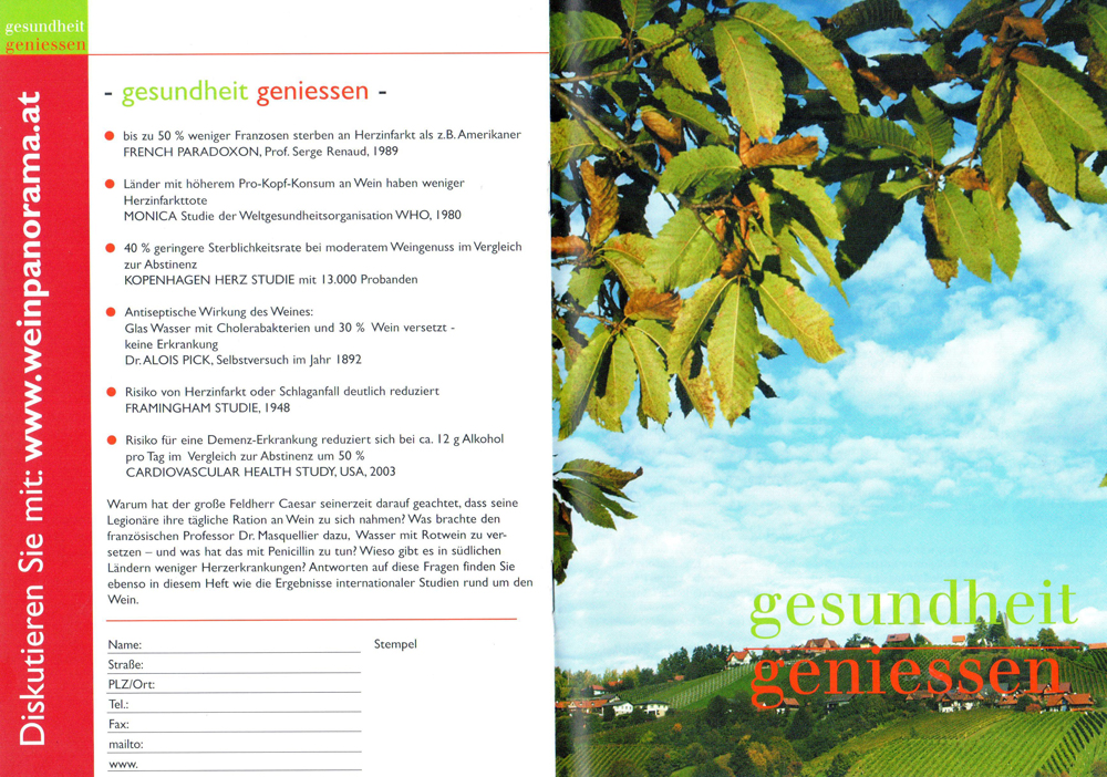 Wein und Gesundheit