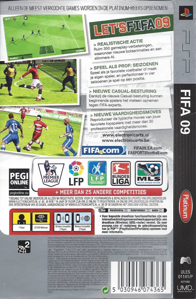 FIFA 09 Platinum for Playstation Portable PSP - Passion for Games ...